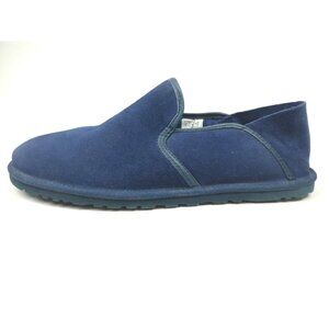 UGG Shoes Mens Size US 11 Kenton Suede Slipper Sheepskin Suede Shearling Blue